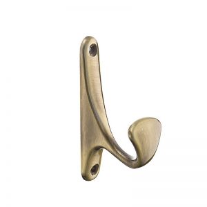 Крючок мебельный бронза KR0090BA. Материал фурнитуры: металл -  фотография 2.