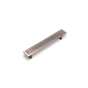 Мебельная ручка скоба 128 мм атласное серебро EL-7100-128 Oi. Фото.