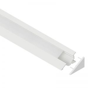 Изображение - Профиль угловой для LED 2000 мм, белый.