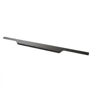 Мебельная торцевая ручка 900 мм матовый черный RT-004-900 BL. Картинка 1.