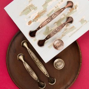 Изображение. Ручка скоба для мебели 96 античная медь RS-006-96 AC.