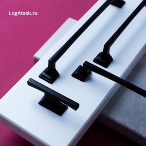 Фото - Мебельная ручка скоба 96 чернёный старинный цинк RS-108-96 BAZ.