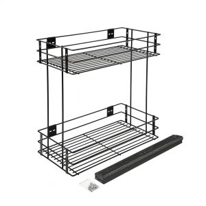 Изображение. Бутылочница 300 мм черный VK-01-300BL.