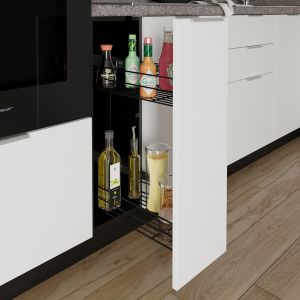 Фото. Бутылочница 300 мм черный VK-01-300BL.