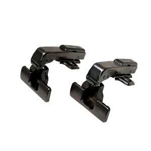 Картинка - Петля 90 градусов 2 шт с доводом 3d, черный никель 2pcs-FHS901-BN.