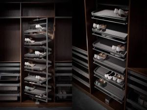 Фото - Поворотная стойка для обуви 8 полок 800, антрацит R36970.