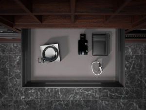 Фото: Полка выдвижная 600 мм антрацит R39748.