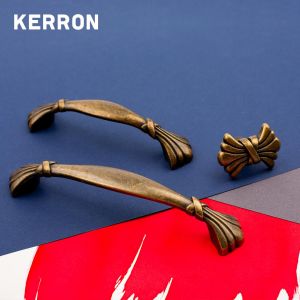 Изображение. Ручка-кнопка, оксидированная бронза RK-091 OAB.