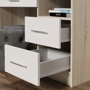 Роликовые направляющие 250 - толщина 1 мм белыее - Фото.