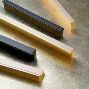 Картинка: Ручка Г-образная 320 мм, матовое золото S-2639-320 BSG.