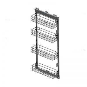Изображение - Выдвижная корзина 150 - 4 уровня, с доводчиком правая графит E31.0059RBL.