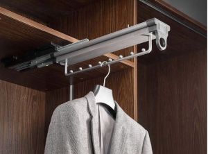 Вешалка для плечиков 153х355х109, антрацит WB-669B - Фото.