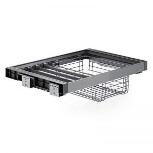 Вешалка для брюк с корзиной 900-950, антрацит WB-663-900. Изображение.