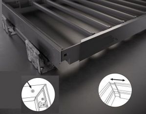 Фото - Корзина для вещей выдвижная 800-850 с доводчиком WB-660-800.