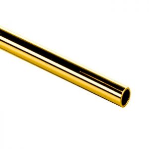 Картинка. Труба рейлинга 590 мм, золото 24 Карата Италия.