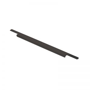 Картинка - Мебельная ручка торцевая 600 мм матовый черный RT-001-600 BL.
