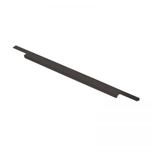 Изображение - Мебельная ручка торцевая 700 мм матовый черный RT-001-700 BL.