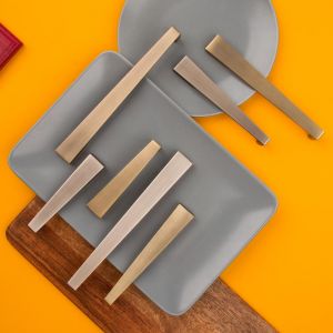 Ручка для мебели скоба 128 атласное серебро EL-7110-128 Oi - Фото.