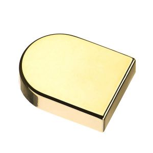 Картинка: Овальная заглушка петли для стеклянных дверей золото 500-H01-D00.