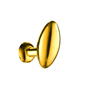 Мебельная ручка кнопка золото K-1040 OT - фото.