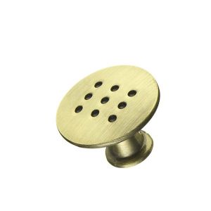 Мебельная ручка кнопка античная бронза K-1060 AB - фото.