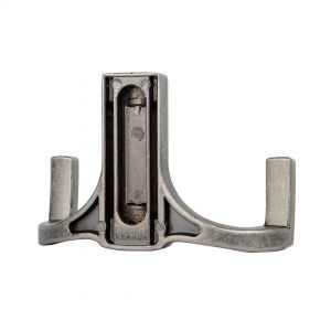 Изображение - Крючок 2х-рожковый черненый старинный цинк KR-0330-BAZ.