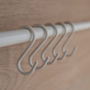 Изображение 3. Комплект крючков малых из 5 шт, белый матовый LE 311C WT.