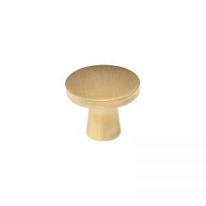 Мебельная ручка кнопка, матовое золото K-2380 BSG. Картинка 1.