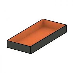 Картинка: Лоток-органайзер для аксессуаров, чёрно-оранжевый B2or.