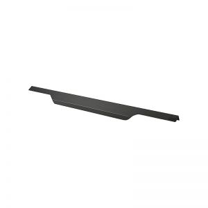 Изображение 1. Мебельная торцевая ручка 500 мм матовый черный RT-004-500 BL.