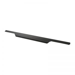 Фото - Мебельная торцевая ручка 600 мм матовый черный RT-004-600 BL.