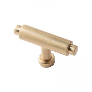 Мебельная ручка-кнопка матовое золото K-2623 BSG - Картинка.