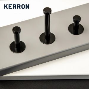 Фото. Крючок мебельный, матовый черный KR-0460-32-BL.