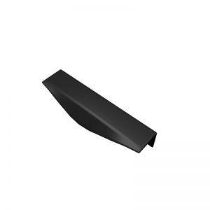 Фото. Мебельная ручка торцевая 150 мм, матовый черный RT-003-150 BL.