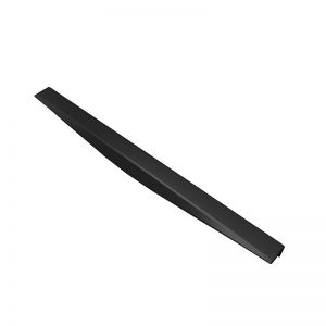 Картинка - Мебельная ручка торцевая 450 мм матовый черный RT-003-450 BL.