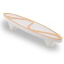 MGA612 Ручка-скоба фарфоровая 76 мм, белый