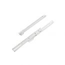 NR-10-WT1-250 Роликовые направляющие 250 - толщина 1, белые