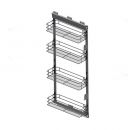 E31.0059RBL Выдвижная корзина 150, 4 уровня с доводом, правая графит