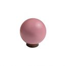 KF12-16 Ручка-кнопка, розовая керамика