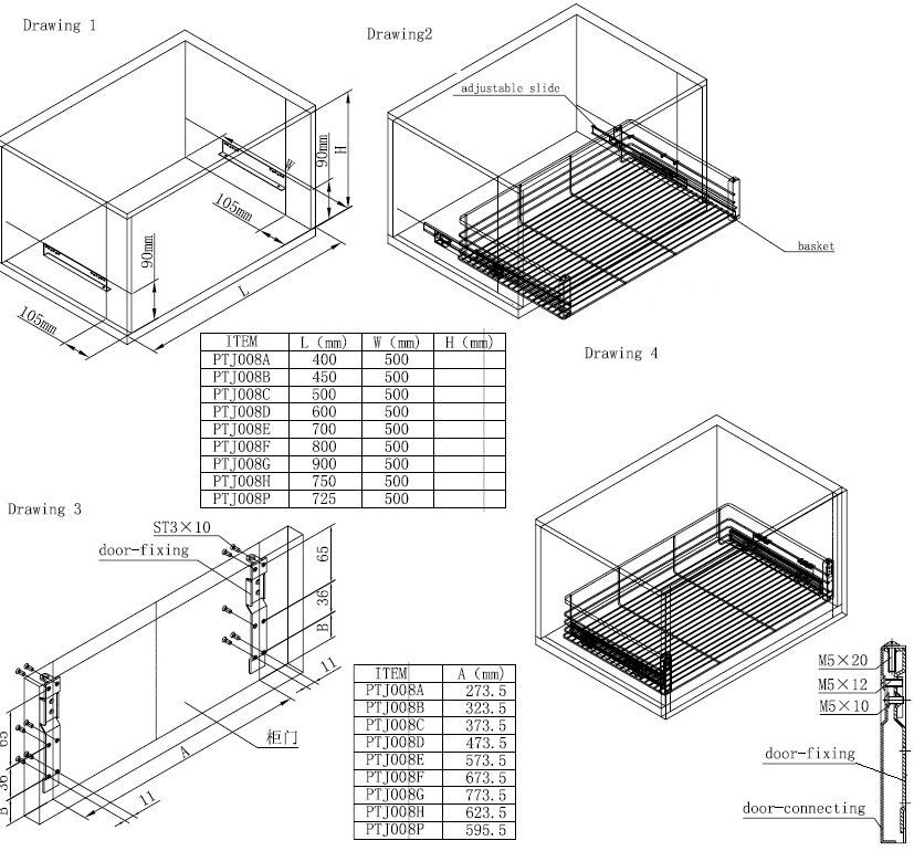 Схема установки кухонной мебели